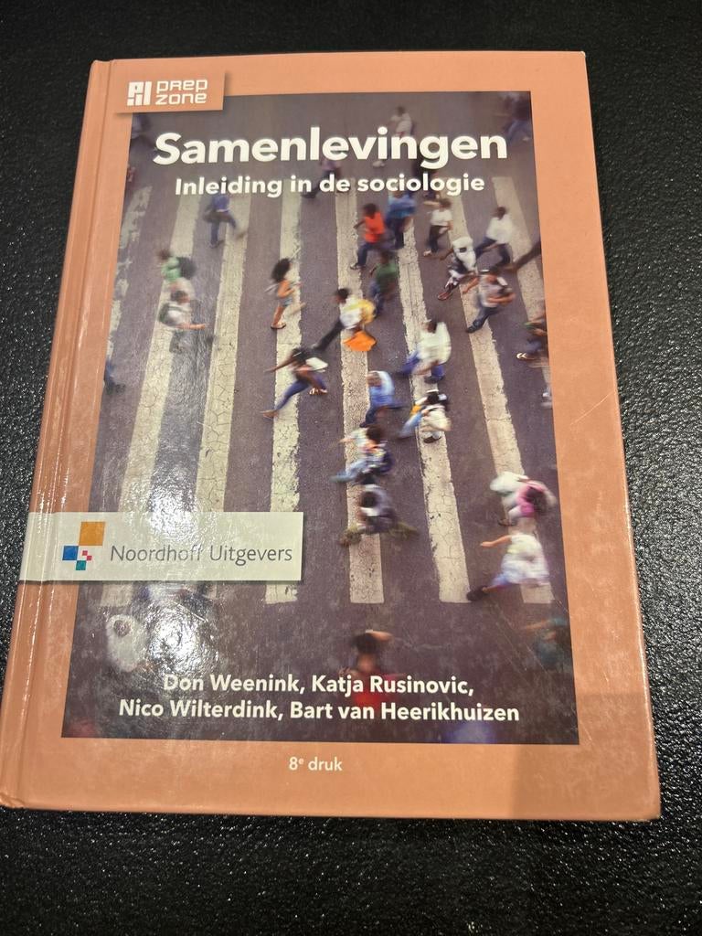 Samenlevingen - Sociologie Inleiding, Boeken, Ophalen of Verzenden, Zo goed als nieuw, HBO