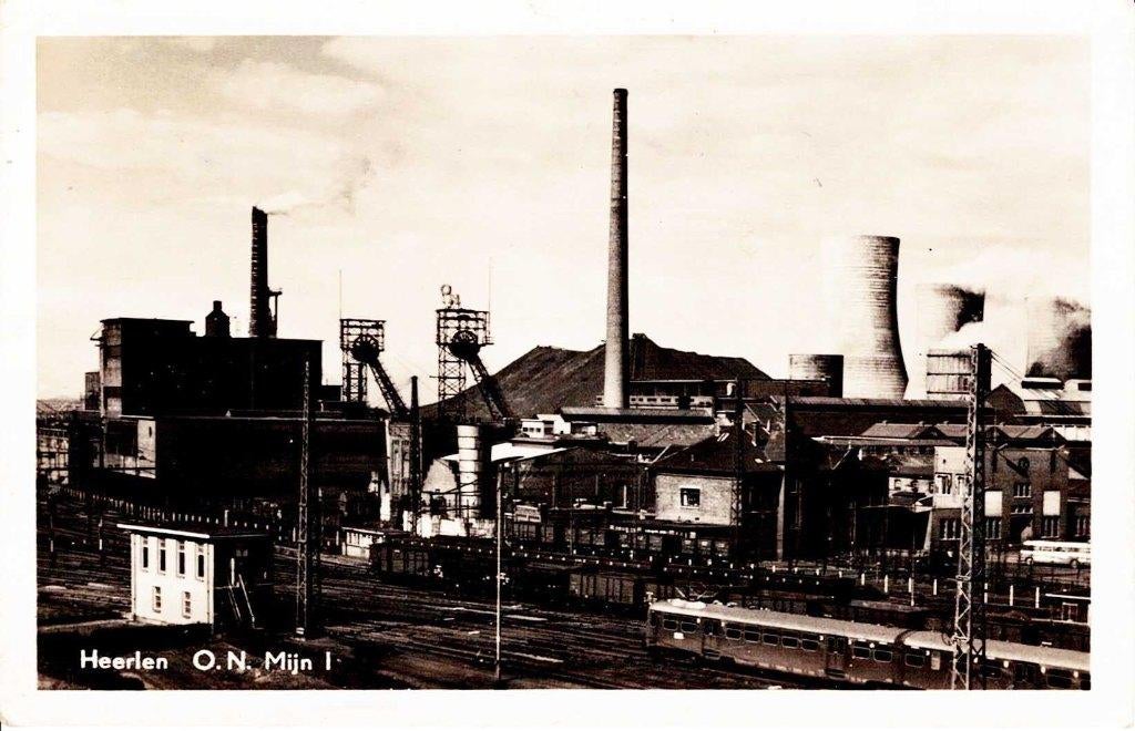 Heerlen Staatsmijnen, Verzenden, 1940 tot 1960, Gelopen, Limburg