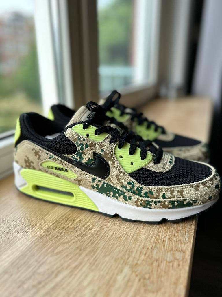 Nieuwe Nike Air Max 90 Premium Camo Pack - maat 42, Overige kleuren, Nieuw, Ophalen of Verzenden, Sneakers of Gympen