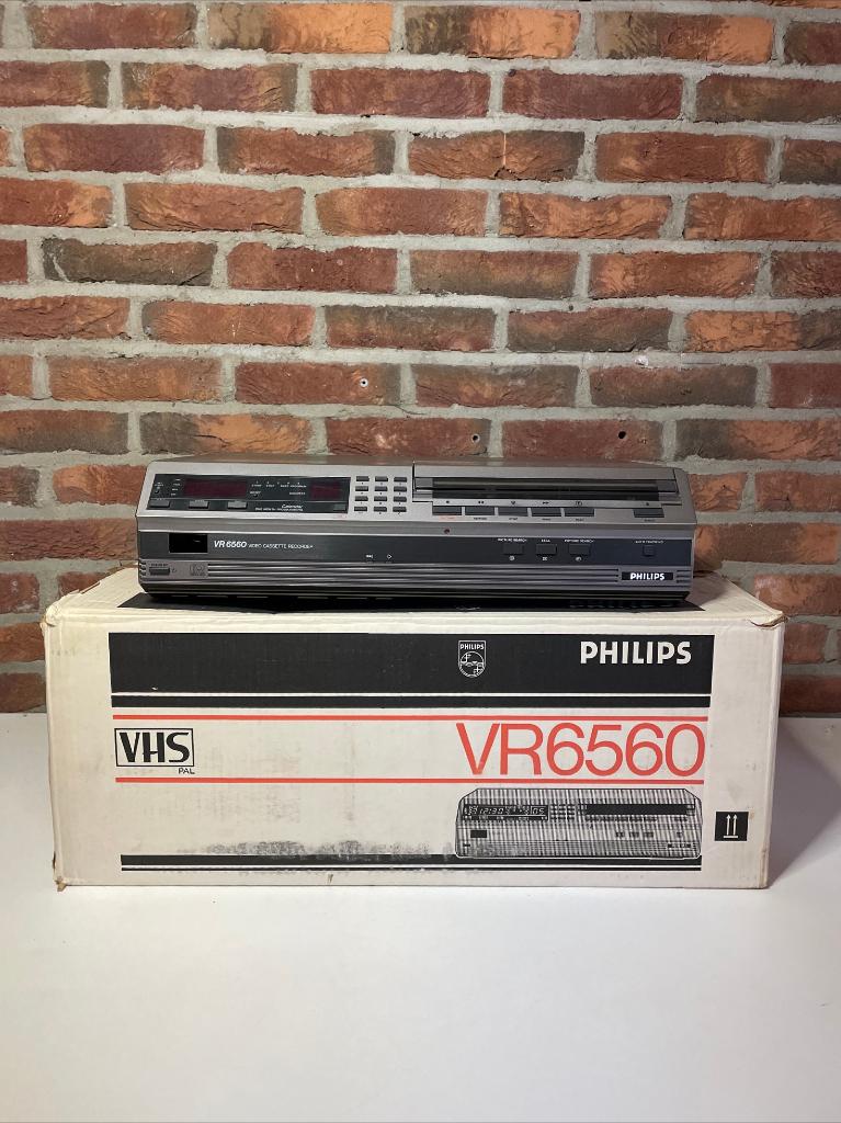 Philips vr6560 videorecorder ovp, Ophalen of Verzenden, Zo goed als nieuw