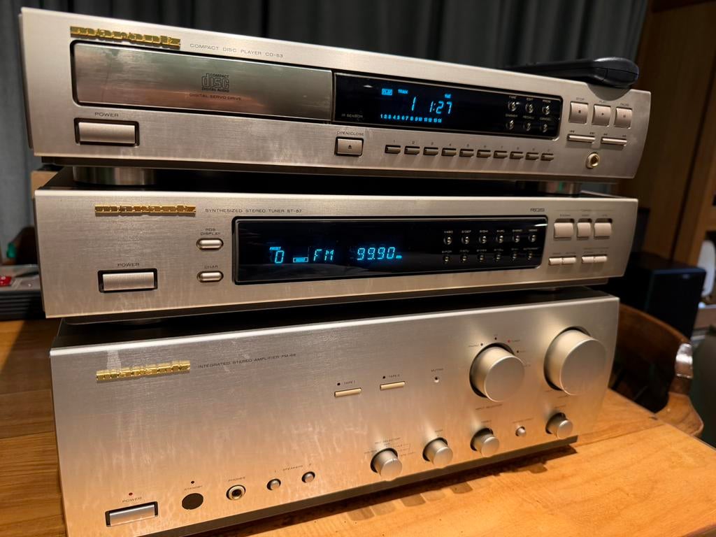 Marantz Vintage Hifi Set CD-53, ST-57, PM-68  + AB, Ophalen, Zo goed als nieuw, Overige merken