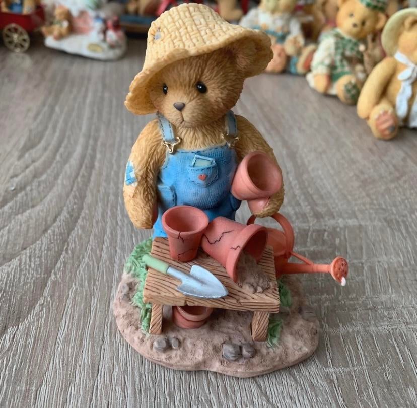 Cherished Teddies Tristan, Ophalen of Verzenden, Zo goed als nieuw, Beeldje, Cherished Teddies