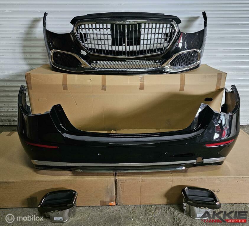 W223 V223 maybach bumperset mercedes maybach bumper voor, Ophalen of Verzenden, Gebruikt