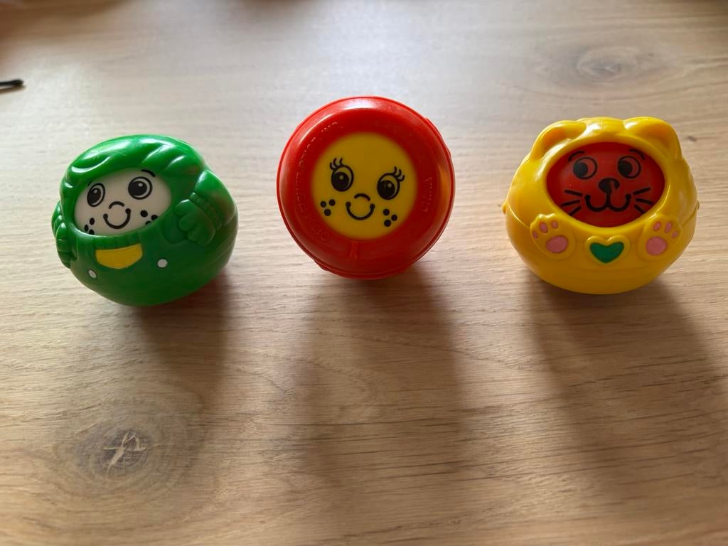 Fisher Price Roll & Rounds - kiekeboe balletjes, Ophalen of Verzenden, Zo goed als nieuw, Speelset