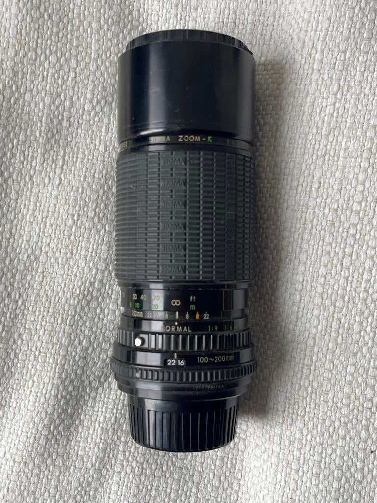 Sigma Zoom 100-200mm f/4.5 P-draad Lens, Ophalen of Verzenden, Gebruikt, Telelens, Zoom
