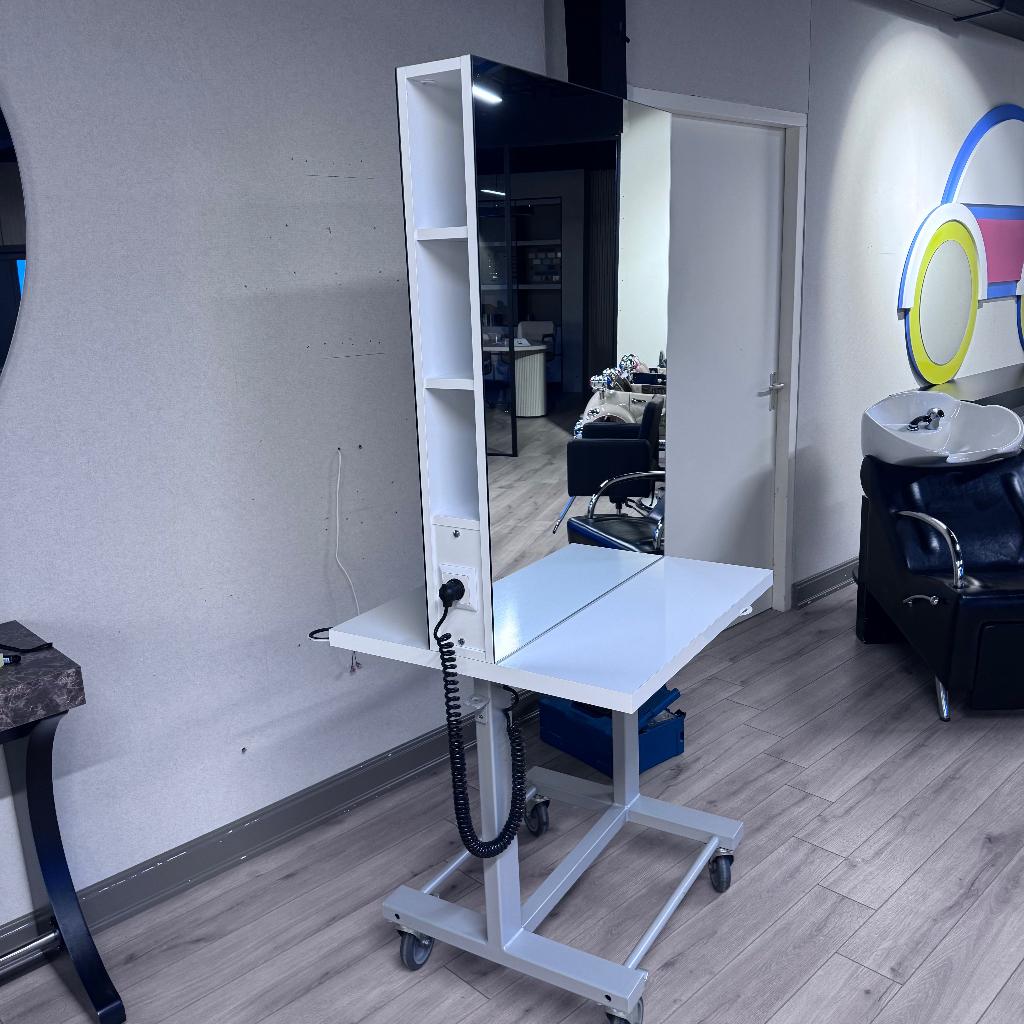 eiland wit spiegel academy kapsalon kapper wieltjes, Ophalen of Verzenden, Nieuw