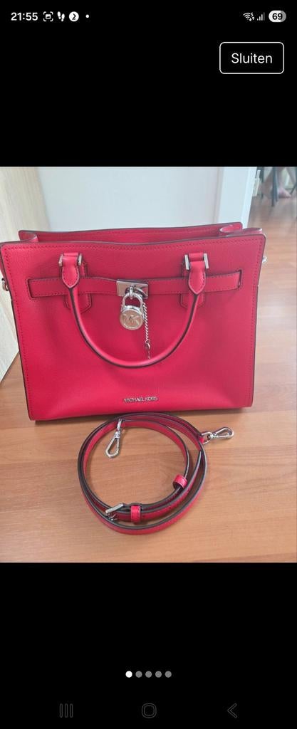 Rode Michael Kors tas, Ophalen of Verzenden, Nieuw, Rood, Handtas