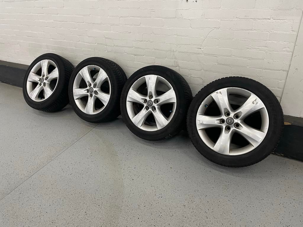 Opel velgen 5x105 17, Auto-onderdelen, Banden en Velgen, Ophalen, Velg(en), 17 inch, All Season