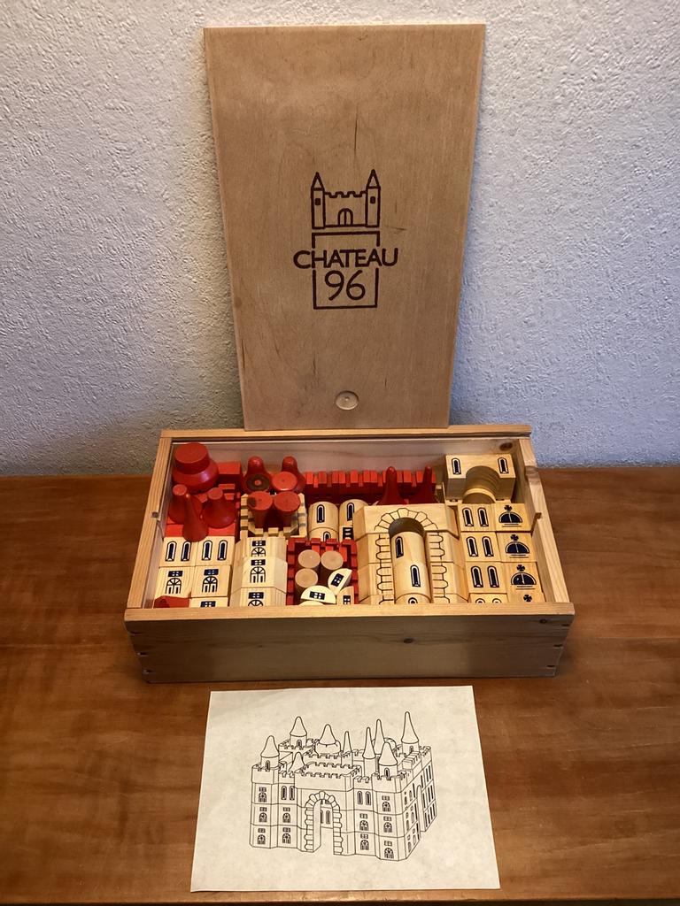 gekleurde blokken om kasteel te bouwen, Kinderen en Baby's, Speelgoed | Bouwstenen, Ophalen of Verzenden, Zo goed als nieuw