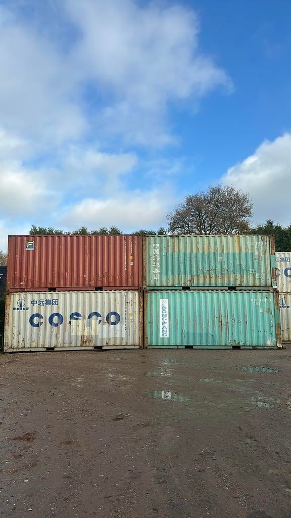 Grote voorraad 20 ft 6 meter containers, Ophalen of Verzenden