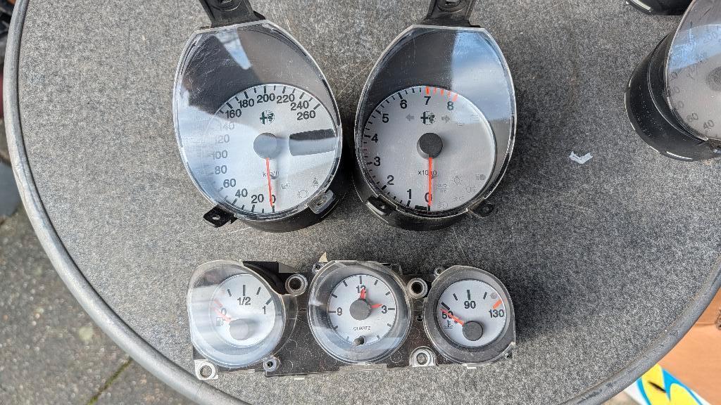 Klokken toerenteller en kilometerteller Alfa Romeo 156, Ophalen of Verzenden, Gebruikt, Alfa Romeo