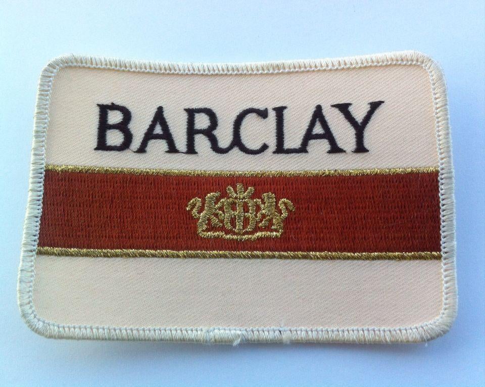barclay patch Jack Middelburg badge opnaai embleem 7x10, Ophalen of Verzenden, Nieuw, Motoren