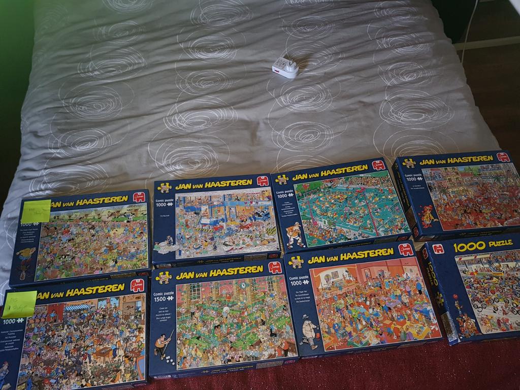 Jan van Haasteren puzzels, Ophalen of Verzenden, 500 t/m 1500 stukjes, Zo goed als nieuw