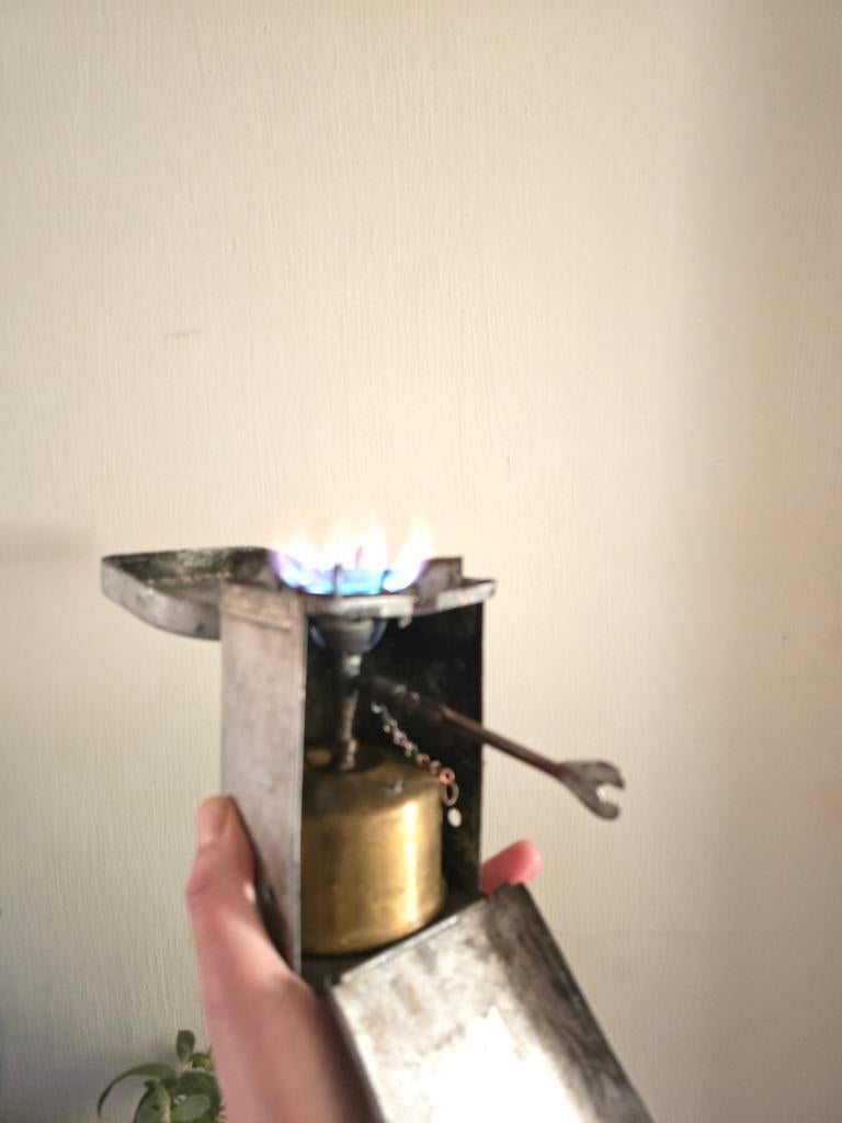 Vintage Primus Brander kookset, Ophalen of Verzenden, Gebruikt