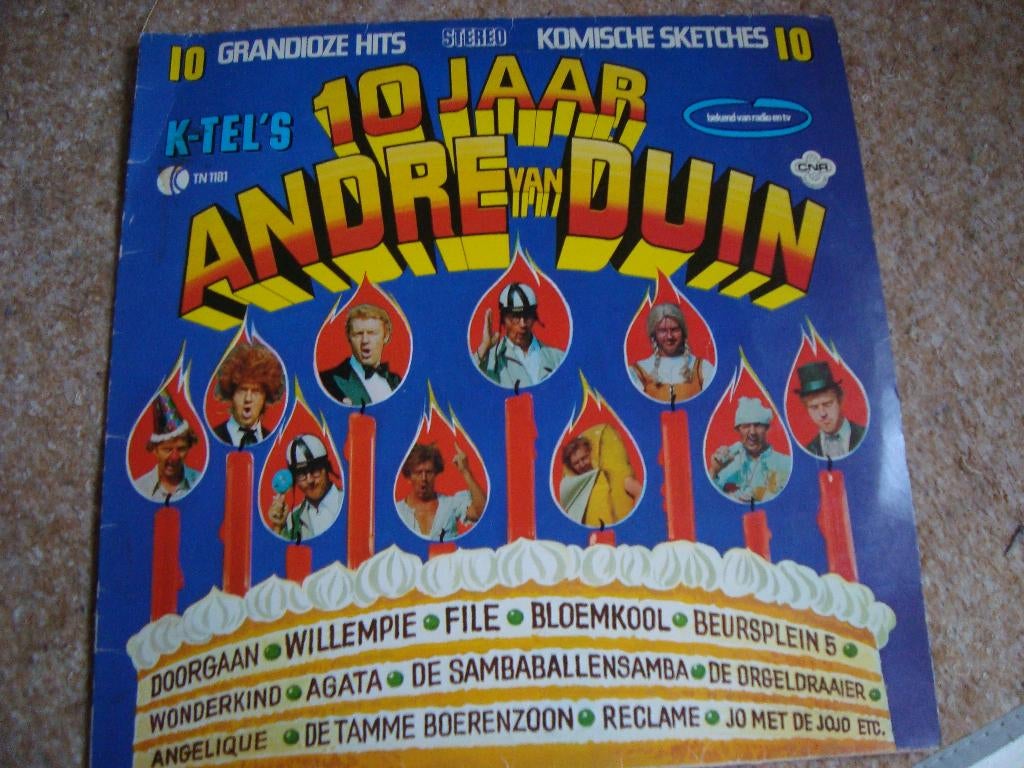 Andre van duin lp's per stuk te koop, Ophalen of Verzenden, Zo goed als nieuw, 12 inch, Levenslied of Smartlap