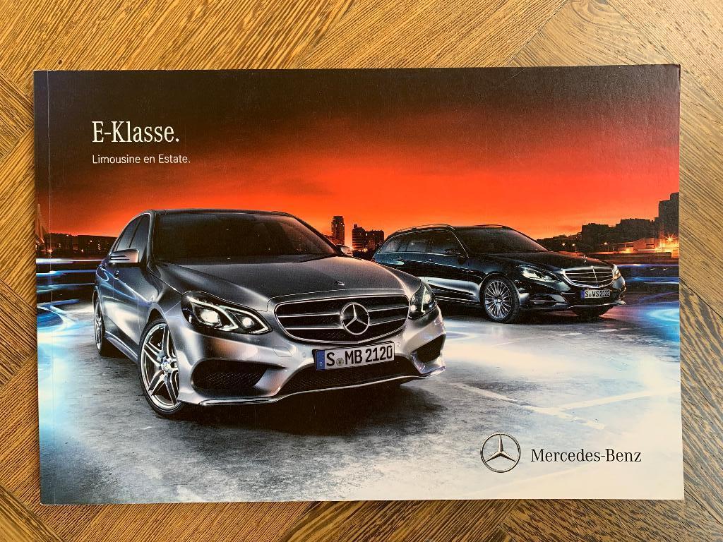 Brochure folder Mercedes-Benz E-klasse W212 S212 2013, Boeken, Auto's | Folders en Tijdschriften, Nieuw, Mercedes, Ophalen of Verzenden