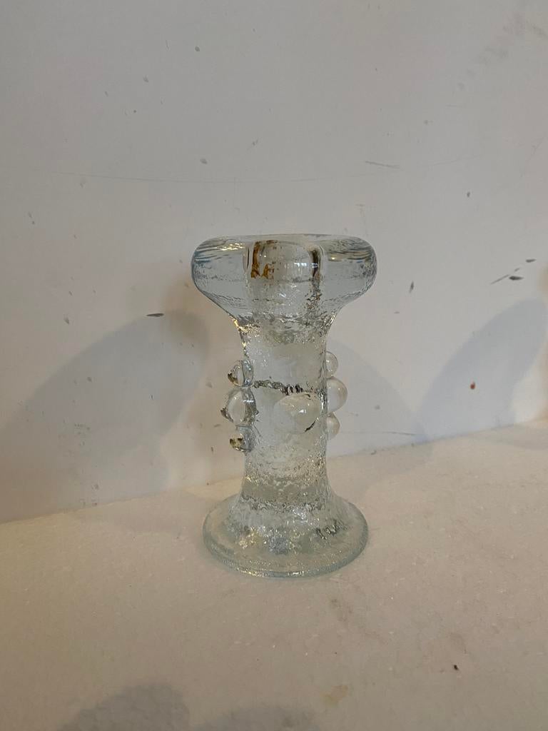 Pukeberg Glasbruck glazen design kandelaars, Overige materialen, Gebruikt, Overige kleuren, Zweden