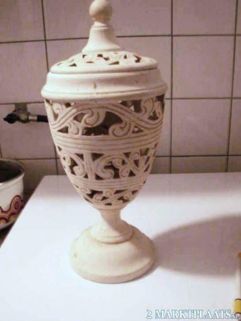 Marokkaanse vaas 35 cm hoog, Overige kleuren, Aardewerk of Porselein, Nieuw, Ophalen of Verzenden