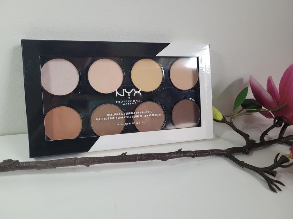NYX Highlight & Contour Pro Palette - Nieuw!, Ophalen of Verzenden, Nieuw, Gehele gezicht, Make-up