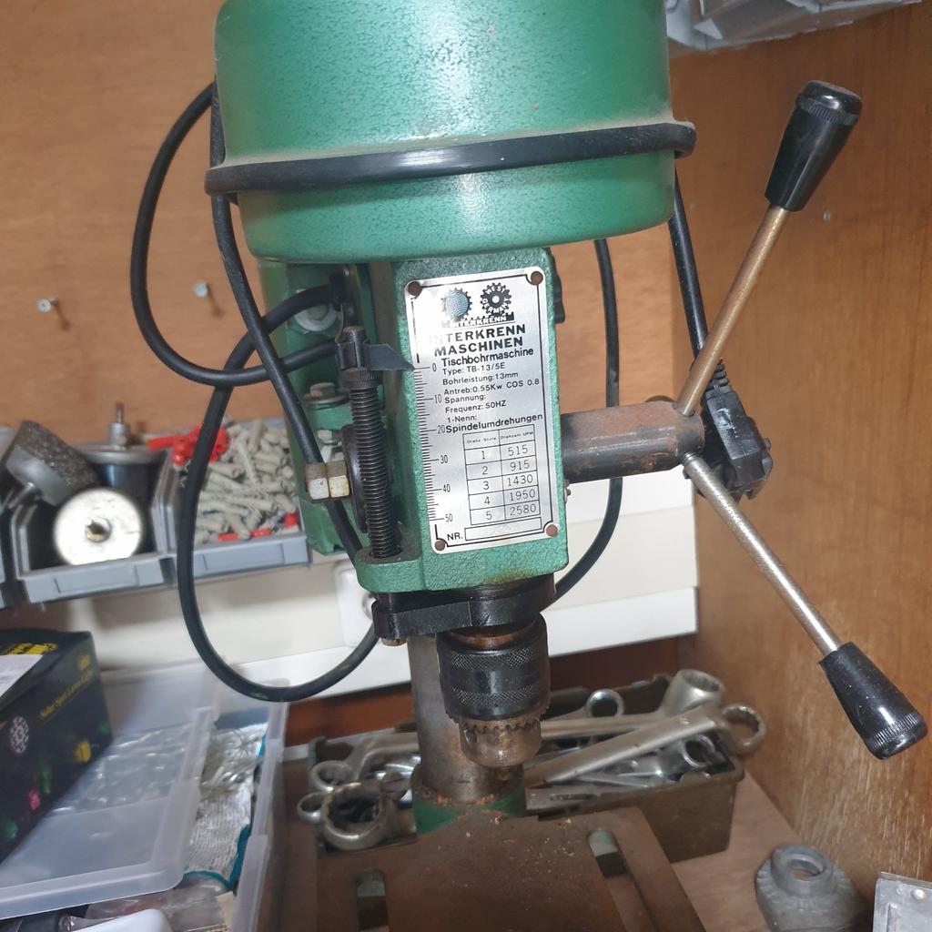 Tafelboormachine-kolomboormachine, Ophalen, Gebruikt, Overige typen, Minder dan 500 mm