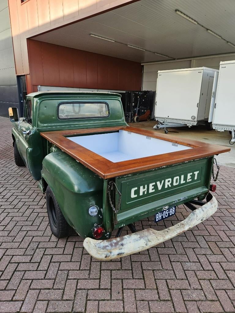Chevrolet C10 Pick-up 1966 | V8 5.7L, Auto's, Automaat, Chevrolet, Leder, Bedrijf