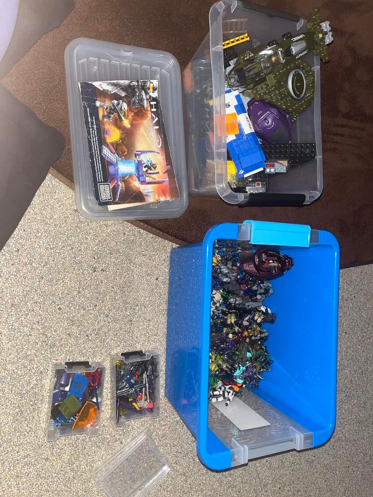 Grote partij Halo Mega met zeldzaame figuren 155 figuren, Ophalen of Verzenden, Gebruikt, Losse stenen, Lego