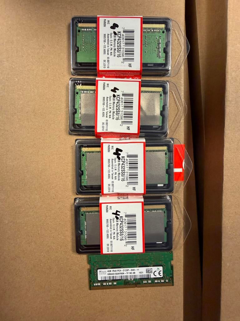 4GB SODIMM DDR4 2133MHz Laptop Geheugen, -, Ophalen of Verzenden, Zo goed als nieuw, Hynix