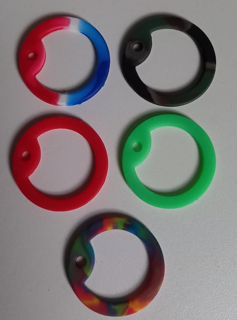 NIEUW!!  5 x silencer voor identiteitsplaatje, Ophalen of Verzenden, Nieuw