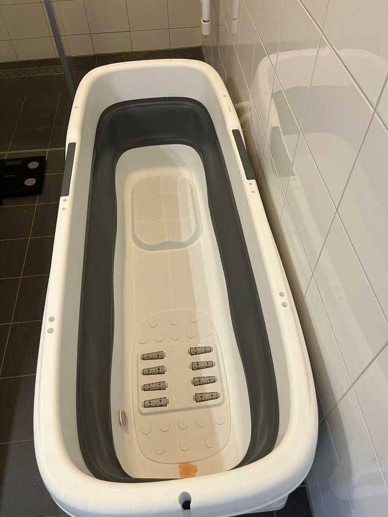 Opvouwbaar bad met kussen en deksel, Ophalen, Gebruikt, Wit, Overige typen