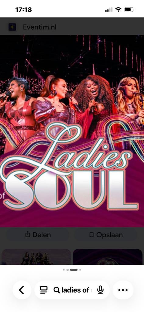 4 kaartjes ladies of soul, Drie personen of meer