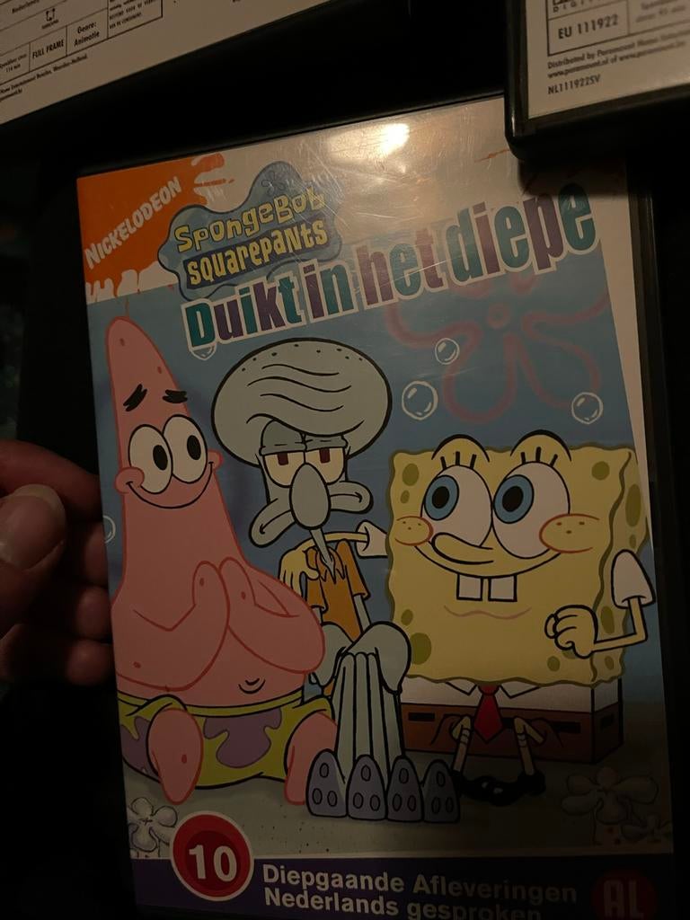 SpongeBob SquarePants - Duikt in het Diepe DVD, Gebruikt, Alle leeftijden, Ophalen of Verzenden, Komedie