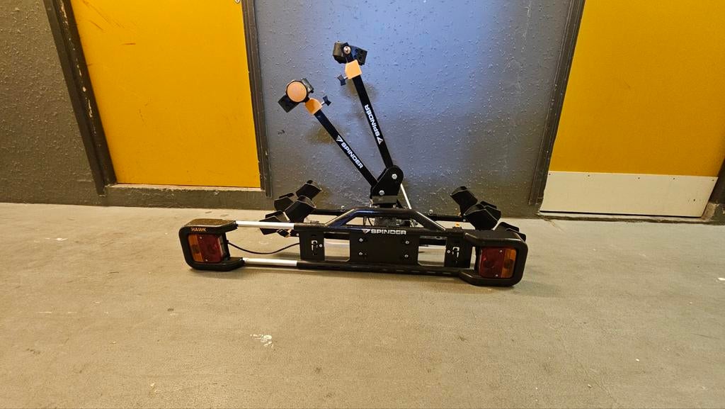 Spinder fietsendrager, Ophalen, Gebruikt, Trekhaakdrager