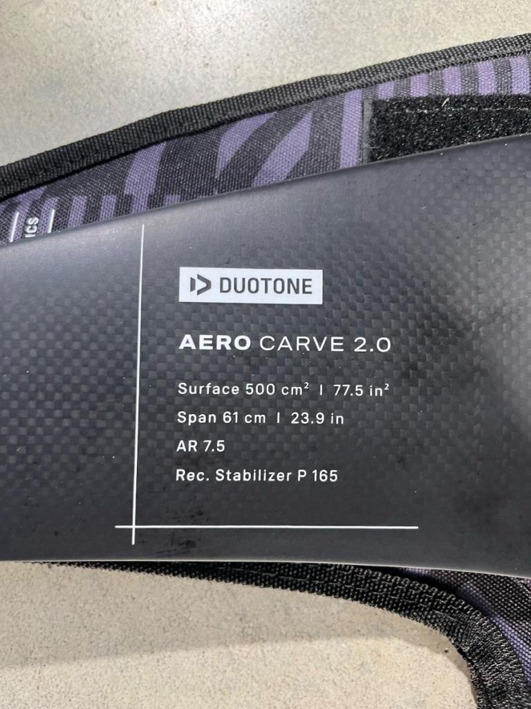 Duotone Aero carve 2.0 D/LAB Plane II, Watersport en Boten, Aloha@surfcenter.nl, Gebruikt, Wingsurf-hydrofoil, Ophalen of Verzenden