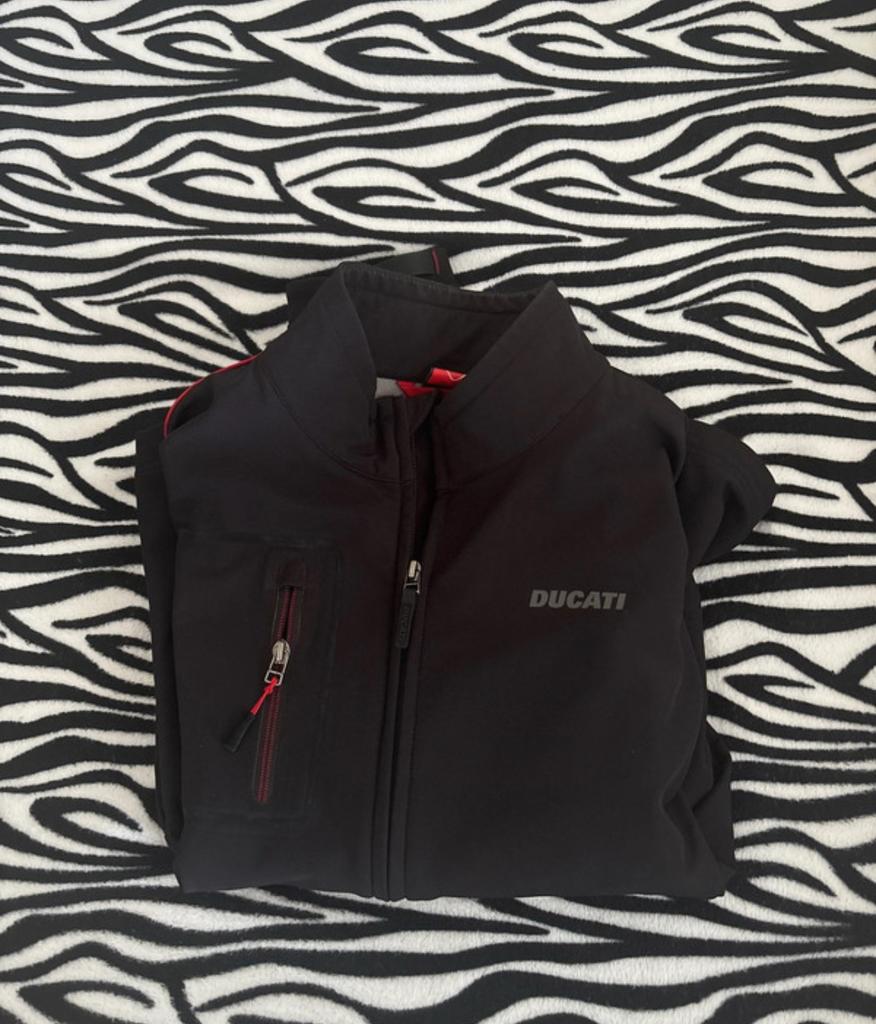 Zwart Ducati jackje maat L, Motoren, Kleding | Motorkleding, Ophalen of Verzenden, Tweedehands, Jas | textiel