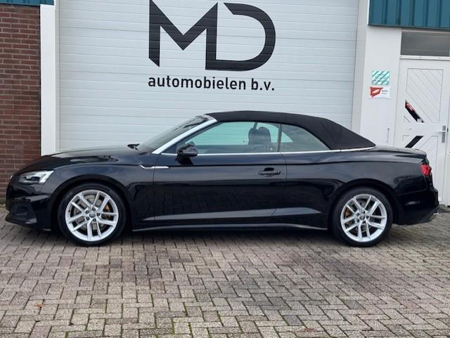 Audi A5 Cabriolet 40 TFSI Pro Line - Dealer onderhouden, Gebruikt, 4 stoelen, Zwart, Bedrijf