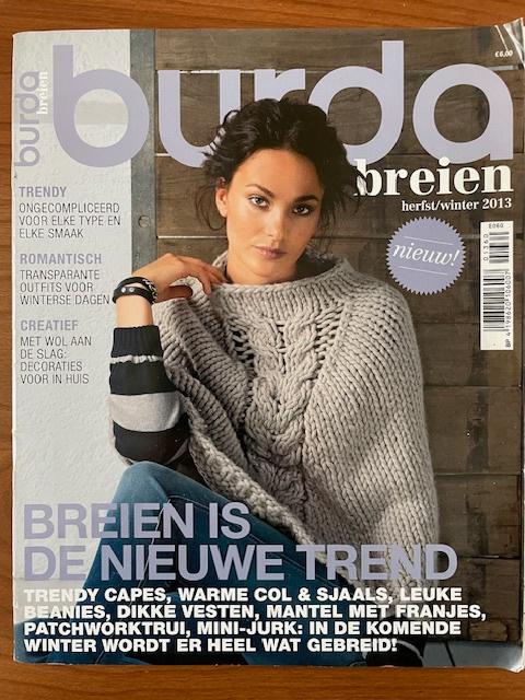 Burda breien herfst/winter 2013, Ophalen of Verzenden, Zo goed als nieuw, Breien, Patroon of Boek