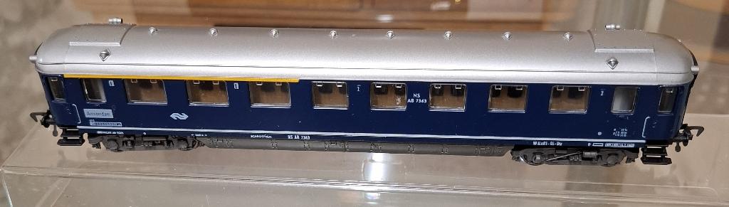 Fleischmann H0 5154 NS plan K met uniek interieur z.g.a.n., Gelijkstroom, Fleischmann, Analoog, Wagon