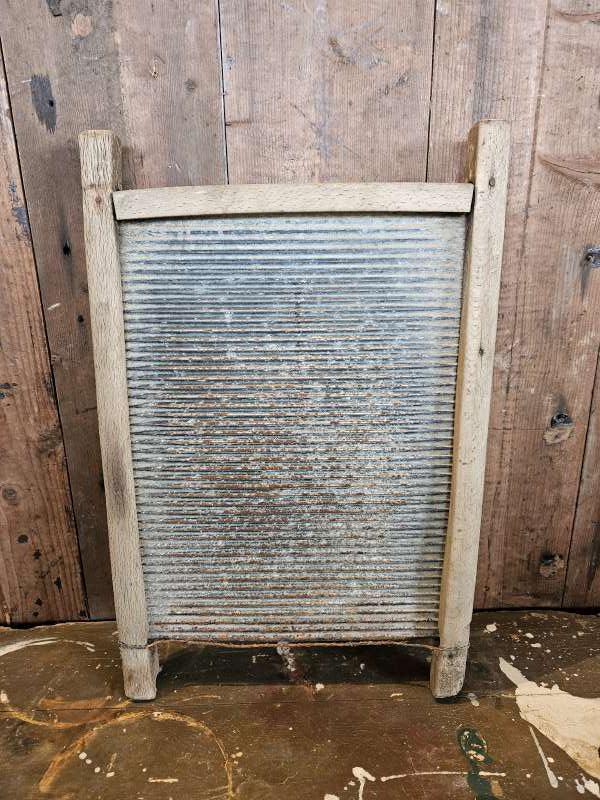 oud wasbord ``WOONWINKEL RUSTIEK``, Ophalen of Verzenden