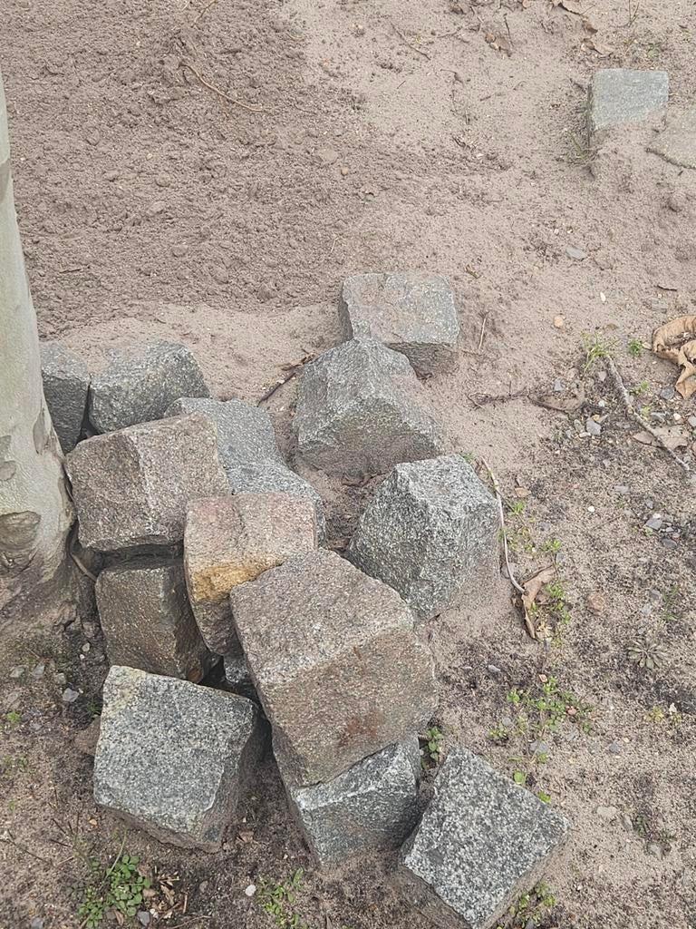 Kasseien stenen, ca. 100 stuks, nooit gemetseld, Ophalen, Gebruikt, Overige typen