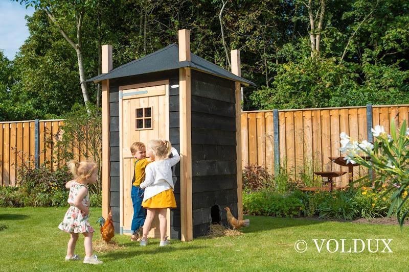 Hoog Konijnenhok Hooiberg Mees, 110 cm of meer, Nieuw, Ophalen of Verzenden, 90 cm of meer