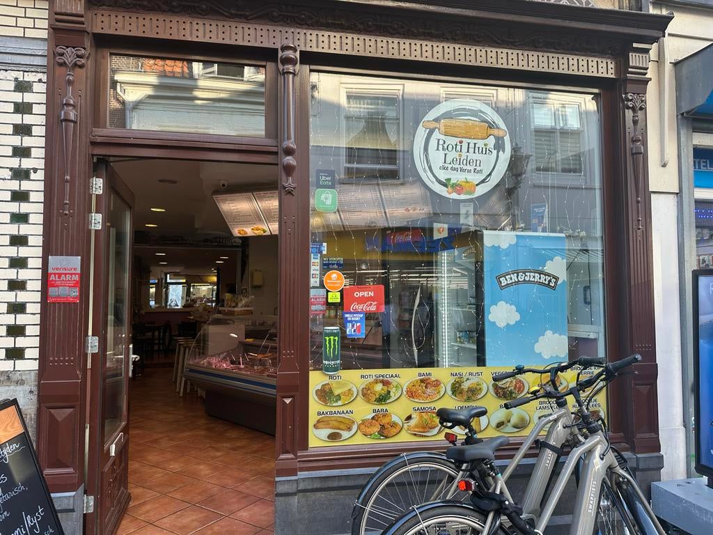 Te huur:Roti Huis Leiden|Instapklaar|Ter overname horecazaak, Zakelijke goederen, Ophalen of Verzenden