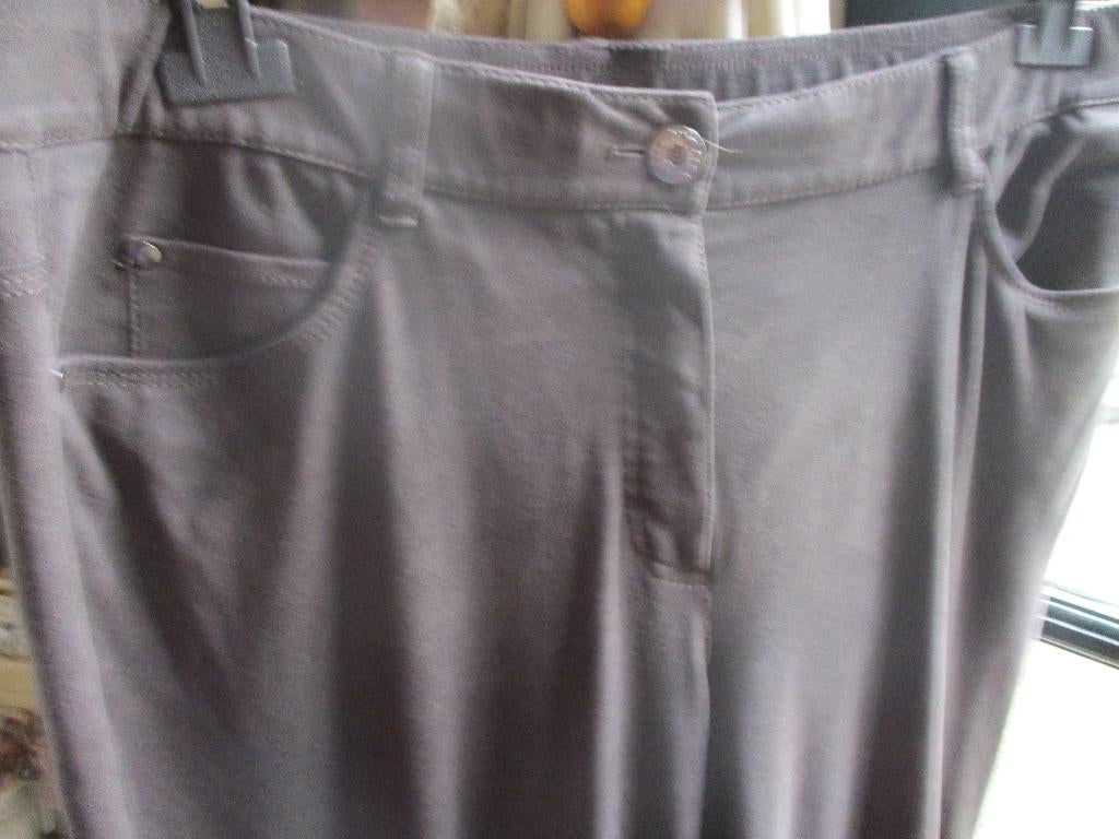 mj/SAMOON/broek/maat 48/STRETCH, Kleding | Dames, Grote Maten, Zo goed als nieuw, Broek of Spijkerbroek, Groen, Verzenden