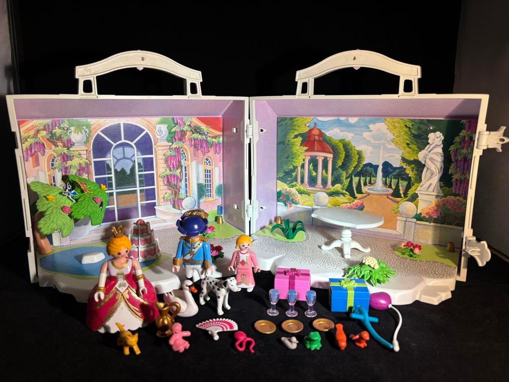 Playmobil Prinsessen Koffer met Prins en Prinses, Ophalen of Verzenden, Zo goed als nieuw