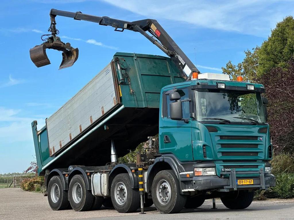 Scania G360 8x4!Z-Kraan/KIPPER! DK1138, Automaat, Euro 5, Achterwielaandrijving, Scania