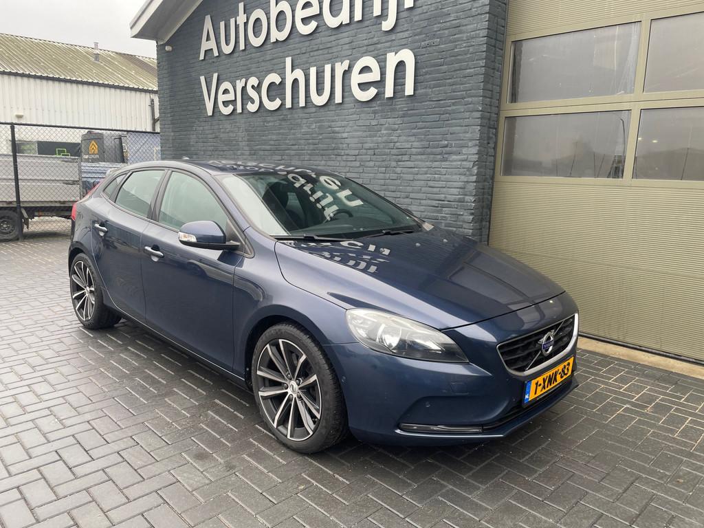 Volvo V40 2.0 T5 polestar performance R-Design dealer onderh, Auto's, Stof, Gebruikt, 4 cilinders, Blauw