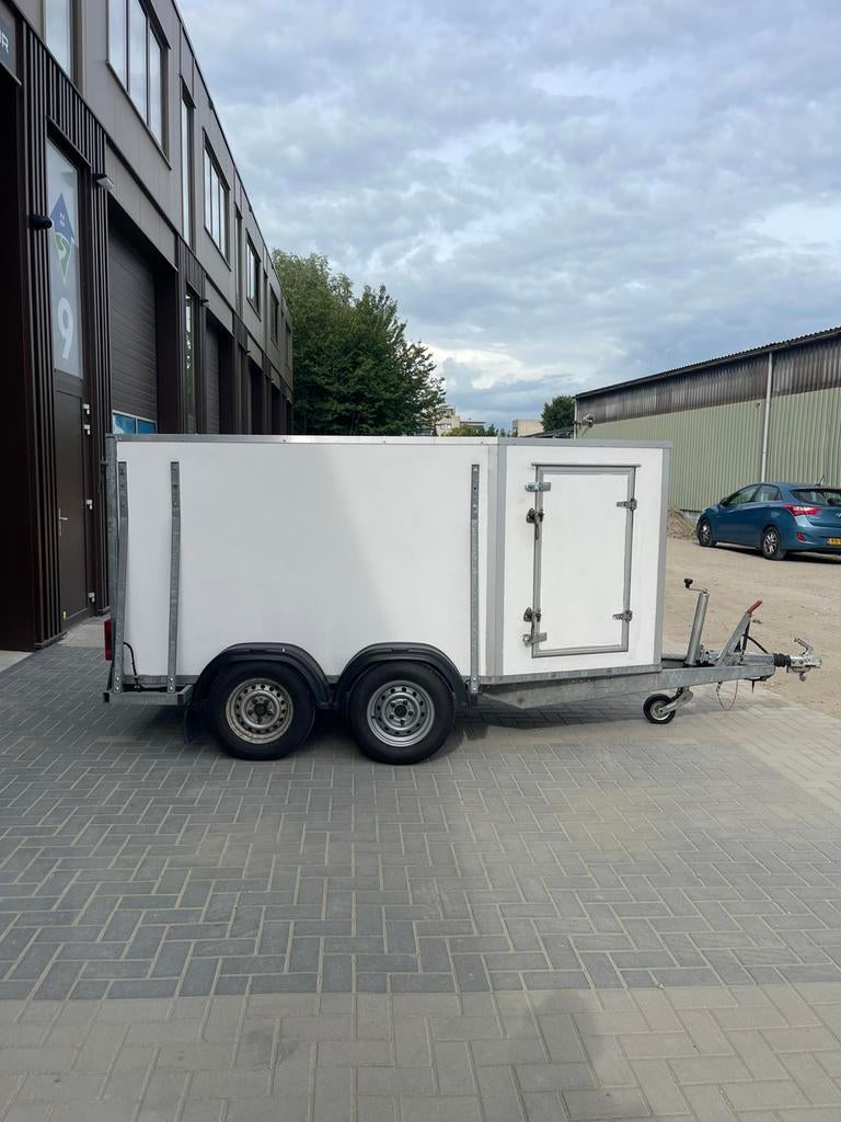 Gesloten tandemasser aanhanger, Auto diversen, Aanhangers en Bagagewagens, Ophalen, Gebruikt