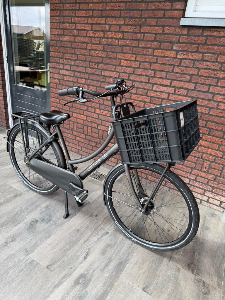 Cortina U4 Mat Zwart (Eclipse) 7V, Maat 50, Bak & Regenhoes, Fietsen en Brommers, Fietsen | Meisjes, Ophalen, Zo goed als nieuw