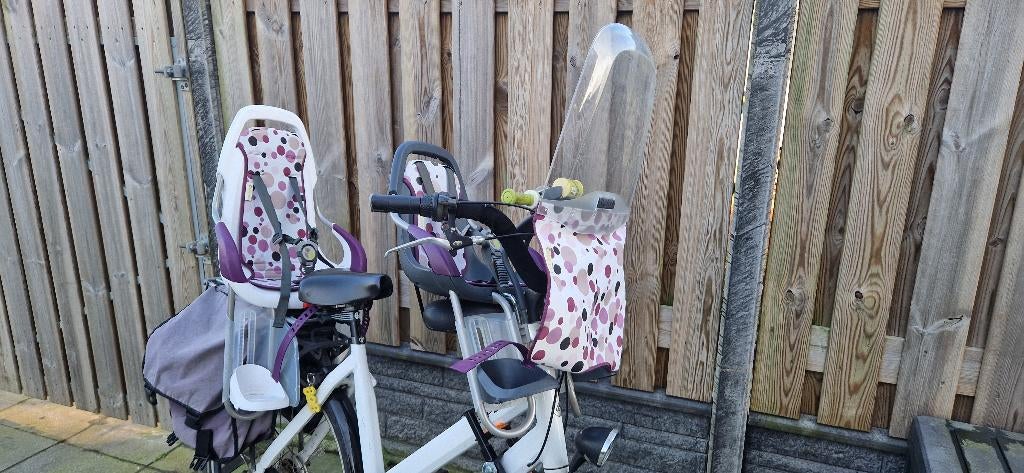 Voor en achter zitje Qibbel, Ophalen, Qibbel, Gebruikt, Voetsteuntjes