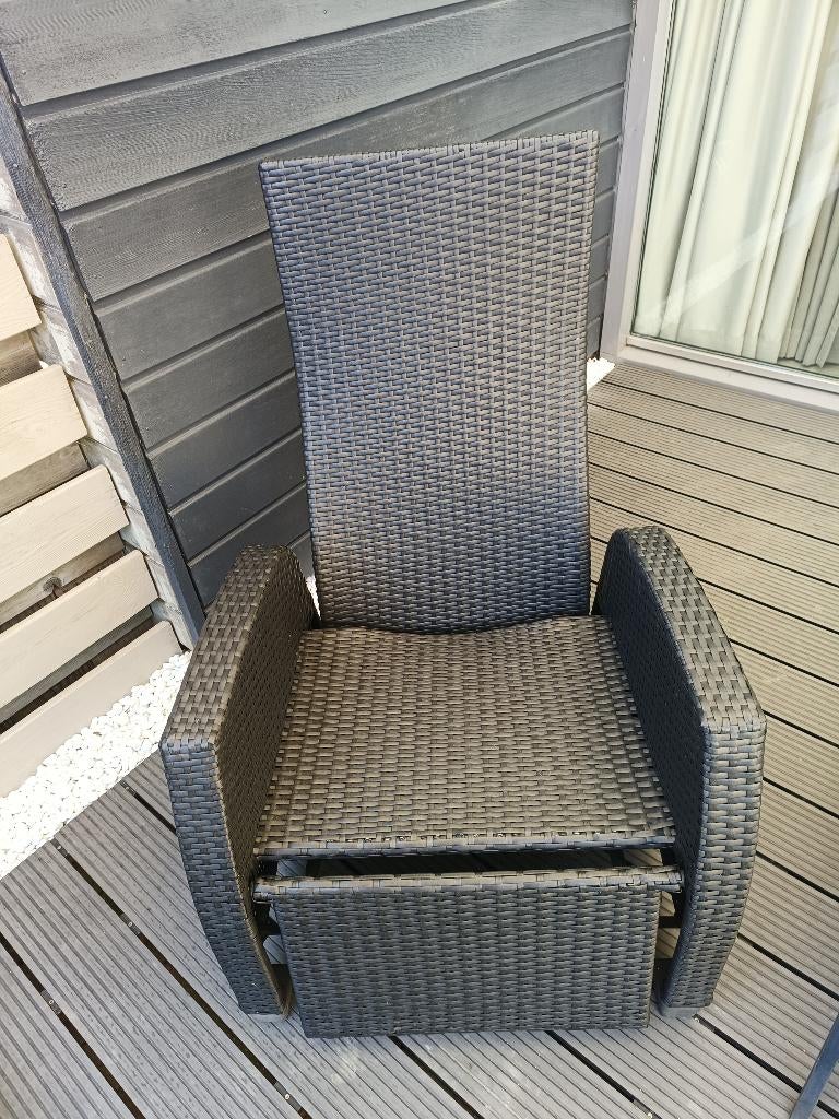 Tuinstoel, Ophalen of Verzenden, Nieuw, Wicker, Verstelbaar