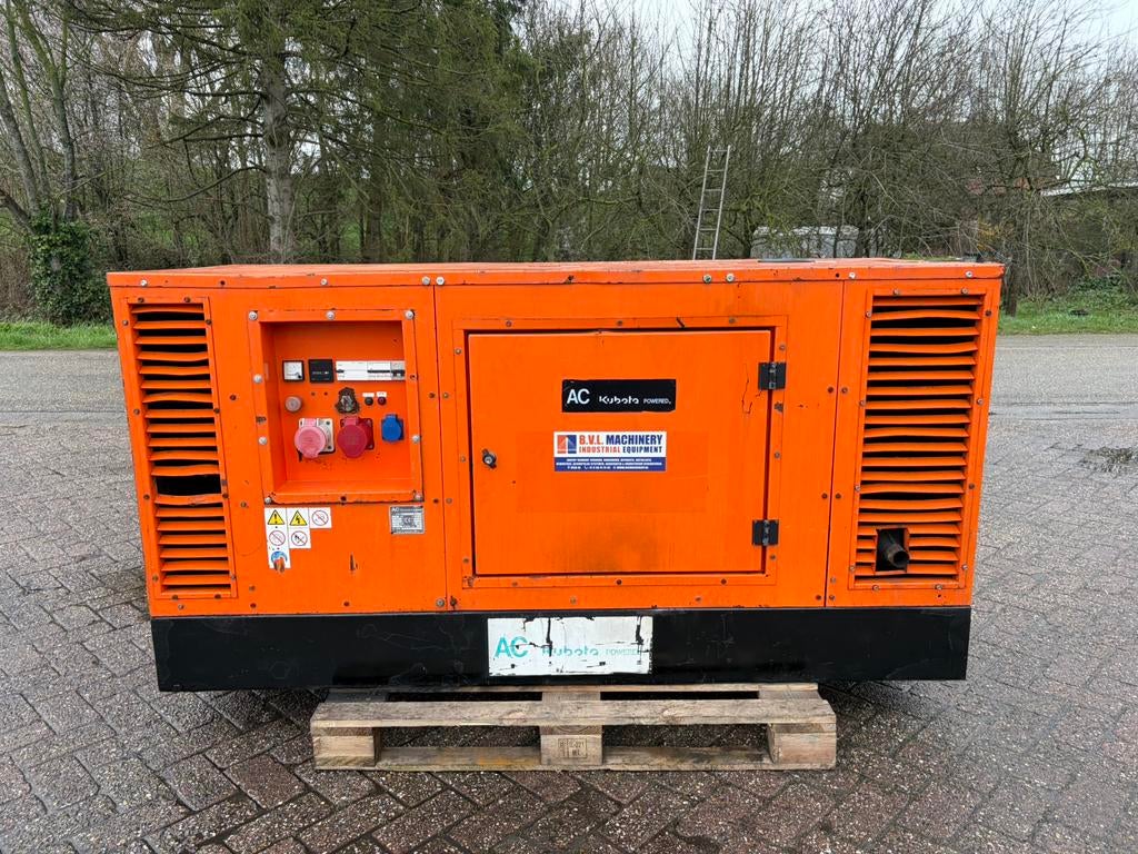 Europower Kubota 20 kva 1500 rpm aggregaat, Ophalen of Verzenden, Zo goed als nieuw, Dieselolie